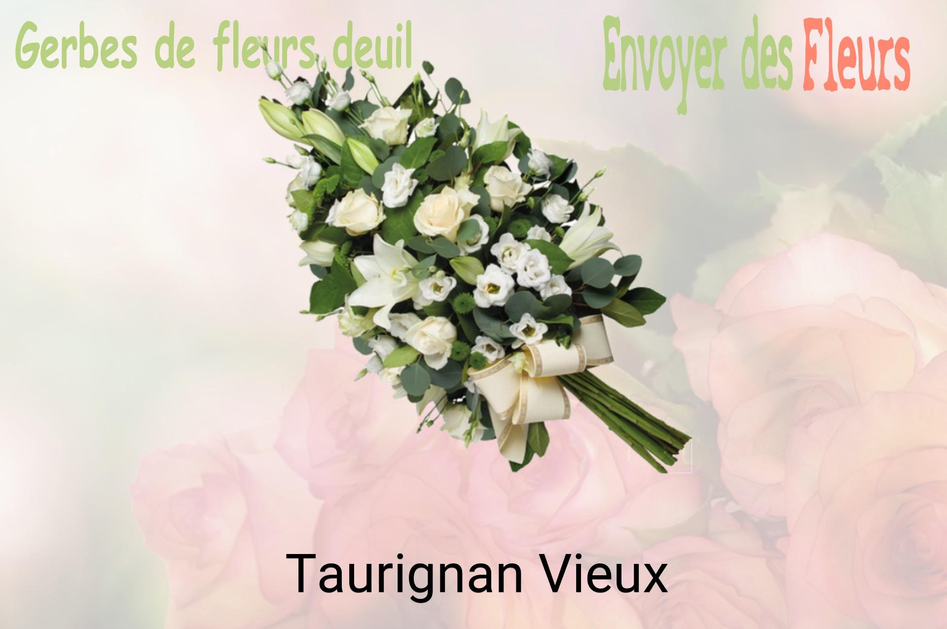 Gerbe de fleurs de deuil livrée à Taurignan-Vieux